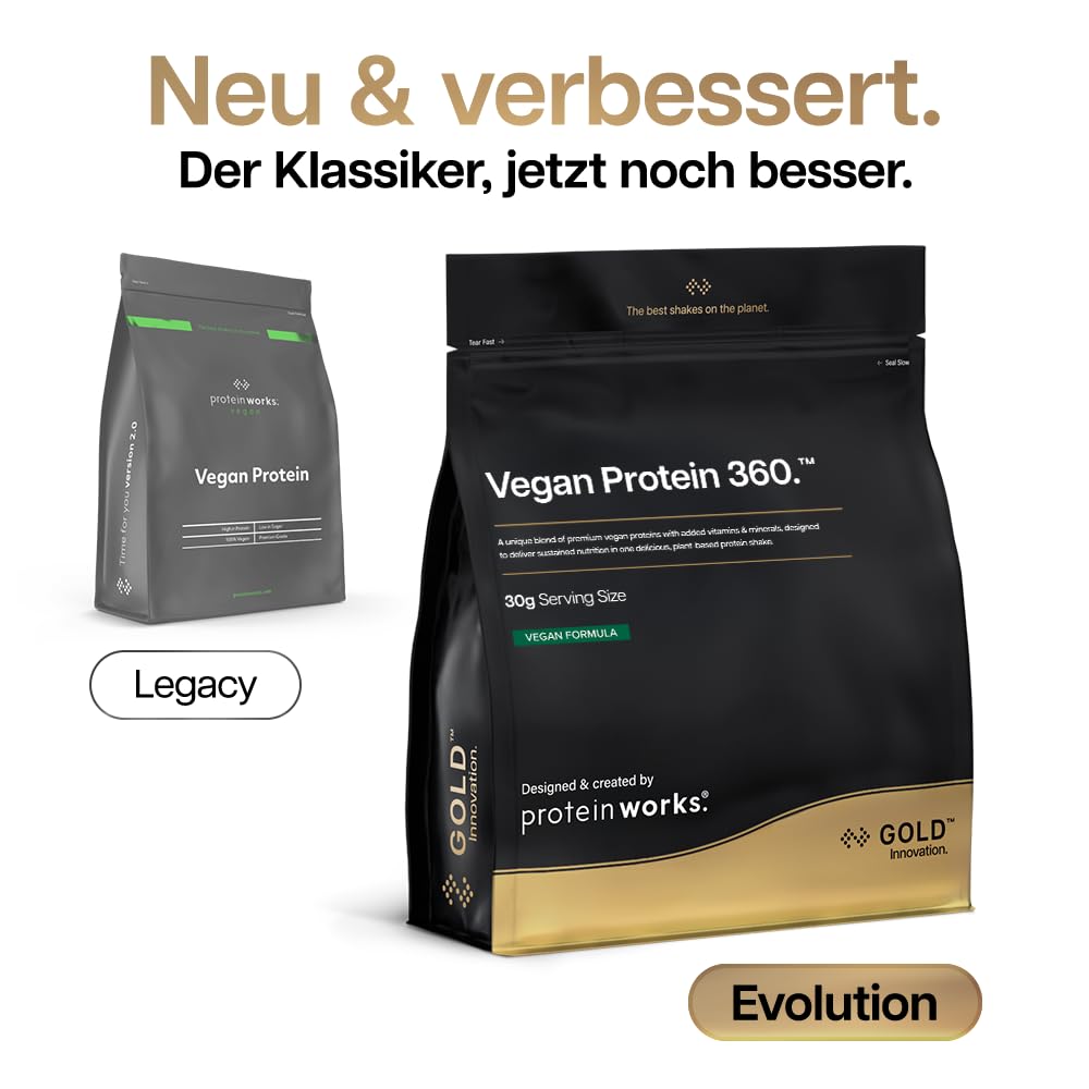 Protein Works | Vegan Protein 360 - Gold, Chocolate Silk, 2kg 2