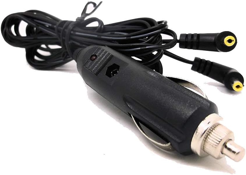 Nextbase SDV49 SDV49AC 12v Philips Twin Double Dual Screen DVD Player in car charger