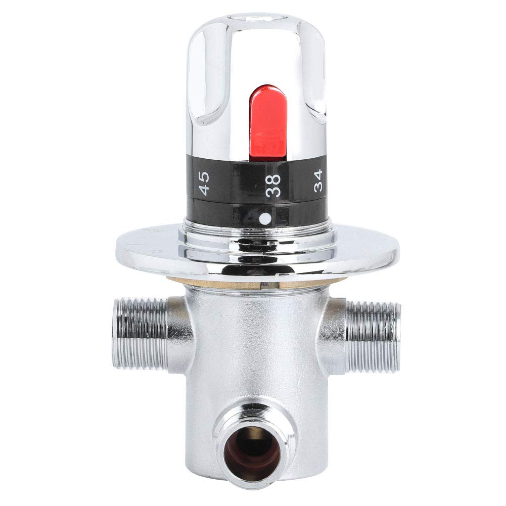 Brass Thermostatic Shower System Hot Cold Water Mixing Temperature Control Valve for Home Water Heater