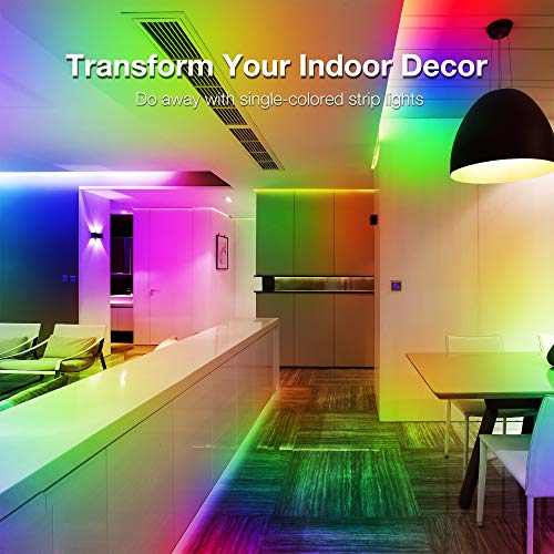 Daybetter Dream Color Led Strip Lights Kits, 32.8ft Led Lights with Multiple Colors in One Line Simultaneously