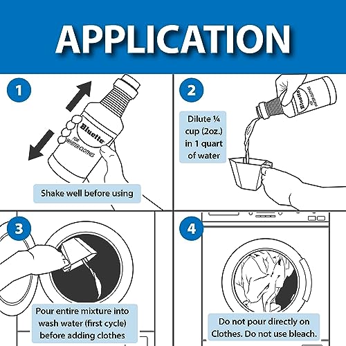 Bluette Laundry Bluing (2 Pack) Laundry Detergent Whitener/Safe