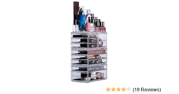 Amazon Com Cq Acrylic Jewelry And Cosmetic Storage Drawers