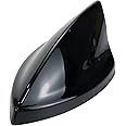 Modengzhe Enhanced AM FM Signal Antenna Shark Fin Designed Car Roof Top Mounted Radio Antenna 7-1/2 x 4 inch Base (Black)
