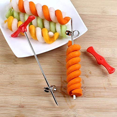 Sizet Spiral Knife Manual Vegetables Chopper Spiral Screw Slicer Cutter Fruit Tools Kitchen Gadgets