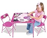 Minnie First Fashionista Erasable Activity Table Set with 3 Dry-Erase Markers
