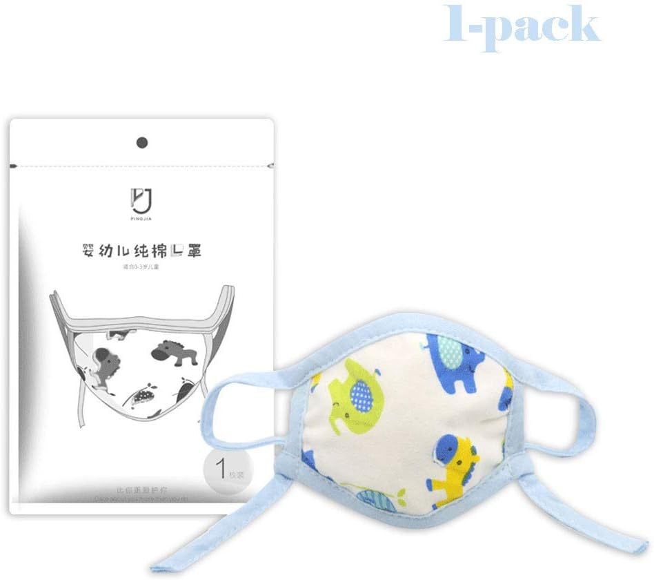 Breathable, Comfortable, Reusable, Baby Mask, Suitable for 0-36 Months Baby/Mask Trading Not for Make Money, Just to Make Friends (Color : Hippopotamus)