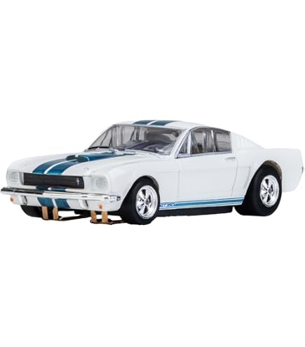 Amazon.com: AFX 22078 Ford GT40 Mark IV #9 White HO Slot Car