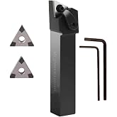 TNMG160404&amp;TNMG160408 CBN-6 Boron Nitride Turning Insert with MTJNR1616H16 External Turning Lathe Cutting Tool Holder,High Speed Finishing of Heat Treated Steel,Sintered Ferrous Alloy and Cast Iron