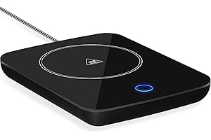 Misby Coffee Warmer, Mug Warmer for Desk with Auto Shut Off Coffee Cup Warmer Electric Coffee Mug Warmer Heated Coffee, Beverage, Milk, Tea Warm Best Christmas/Birthday Gift （Black）