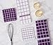 DII Basic Terry Collection Windowpane Dishtowel Set, 16x26, Eggplant Check, 4 Piece