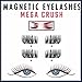 MegaCrush False Magnetic Eyelashes Premium Selection | Magic 3D Fake Lashes Extension, Eyelashes with Magnets, No Glue | Natural Look & Handmade & Ultra Soft | Cruelty Free One Two Cosmetics