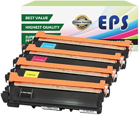 EPS Replacement Toner Cartridges compatible with Brother TN210 Color Set (B, C, M, Y)