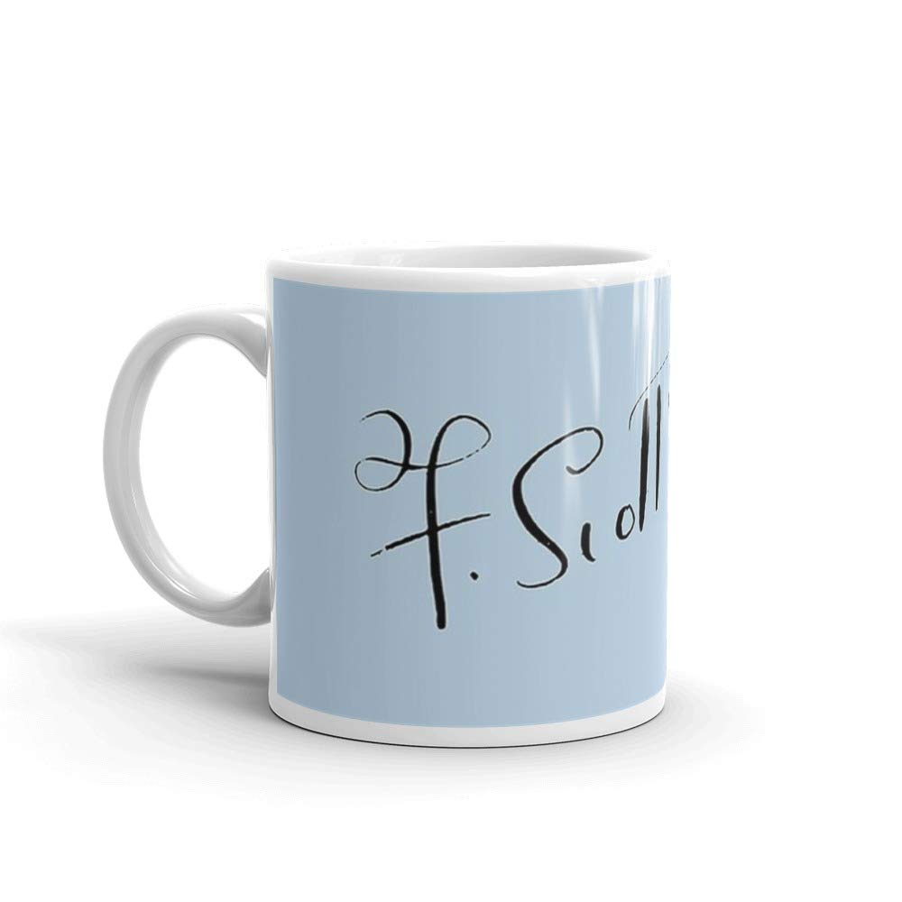Amazon Com F Scott Fitzgerald Signature 11 Oz White Ceramic