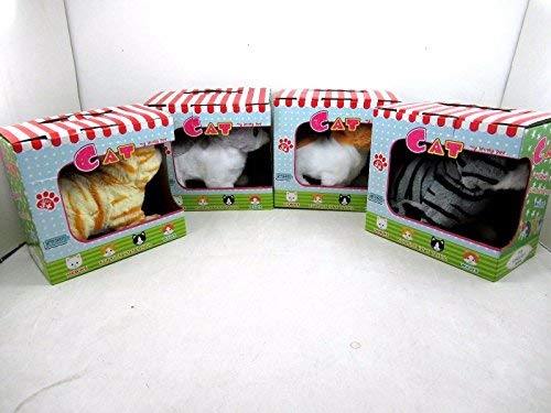 Mytoys&Gift Interactive Walking Plush Kitten Toy - Moving, Sounding, Tail Swishing Mini Cat for Kids Ages 3+