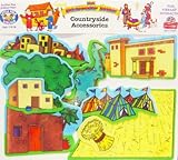 Little Folk Visuals Beginners Bible: Countryside Precut Flannel/Felt Board Accessories/Overlay , 9 Pieces Set