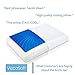 ViscoSoft ARCTIC GEL Memory Foam Pillow – Cooling Gel, Molded Memory Foam, Removable Cover – Best Head, Neck Support – Hypoallergenic – Standard