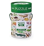 Crocodile Creek Thirty-Six Reptiles 100Piece Jigsaw Puzzle In Canister Puzzle