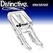 Distinctive Clear Open Toe Sewing Machine Presser Foot - Fits All Low Shank Snap-On Singer*, Brother, Babylock, Euro-Pro, Janome, Kenmore, White, Juki, New Home, Simplicity, Elna and More!