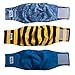 JoyDaog Reusable Belly Bands for Dogs,3 Pack Male Dog Diapers Male Washable Puppy Wrap L