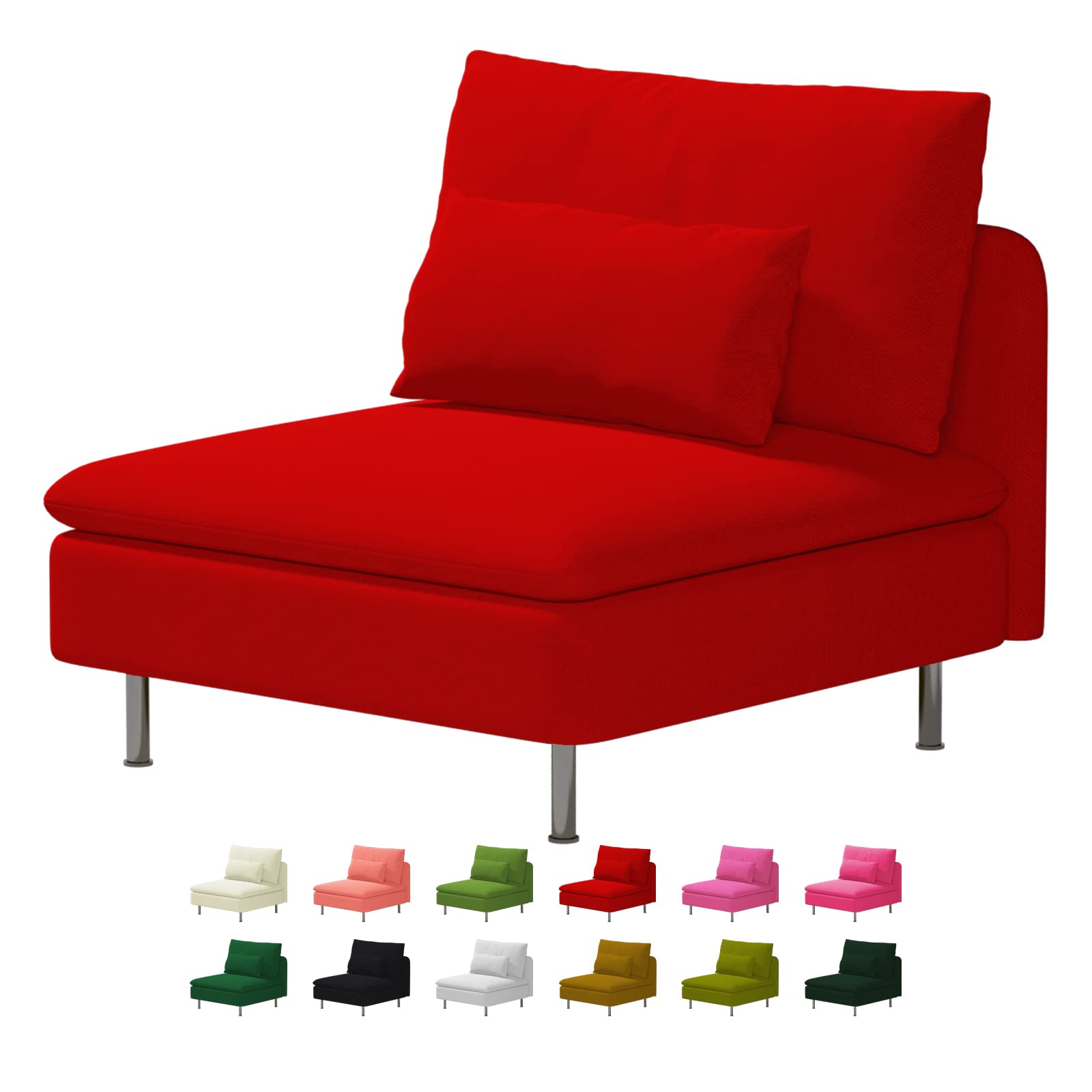 Custom Made Soderhamn 1 Seater Sofa Velvet