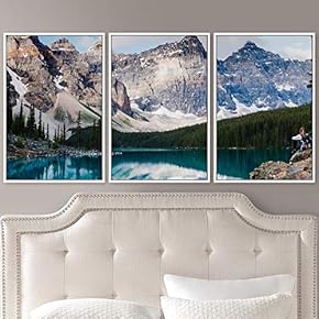 signwin 3 Piece Framed Canvas Wall Art Winter...