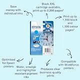 Epson 27XL Cyan High Yield Ink Cartridge Genuine DuraBrite Ultra T2712 view 2