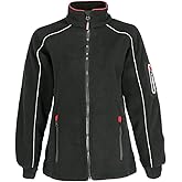 RefrigiWear Women’s Hybrid Water-Repellent Fleece Zip-Up Jacket, 20°F (-7°C) Comfort Rating