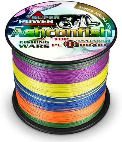 Ashconfish Braided Fishing Line- 8 Strands Super Strong PE Fishing Wire Heavy Tensile for Saltwater & Freshwater Fishing -Abrasion Resistant - Zero Stretch- 500M/547Yards 50LB Multi Color price in UAE | Amazon Ashconfish Braided Fishing Line- 8 Strands Super Strong PE Fishing Wire Heavy Tensile for Saltwater & Freshwater Fishing -Abrasion Resistant - Zero Stretch- 500M/547Yards 50LB Multi Color price in UAE | Amazon