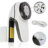 Lint remover Electric Sweater Lint Shaver NUWA Portable Rechargeable Fabric Shaver Clothes Remover Battery Operated Pills Fluff Blankets Fuzz Machine Defuzzer Knitwear Carpet Blankets Couch Furniture