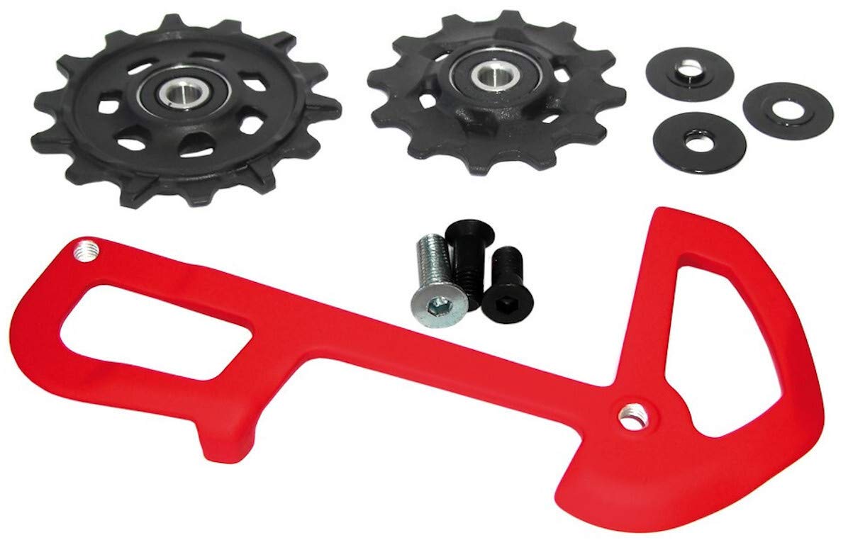 SRAM RD X01 EAGLE PULLEYS AND INNER CAGE RED