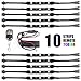 LYLLA 10 Pcs Motorcycle LED Light Kit Multi-Color Accent Glow Neon Strips Lights with Remote Controller Switch for Polaris Slingshot Harley Davidson Honda Suzuki BMW