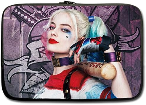 Harley Quinn- Suicide Squad Design Twin Sides 13 Inch Sleeve Bag Fits most Laptop /Notebook