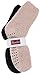 Warm Socks Adult Men's Thick Warm Indoor Anti-skid Winter Fuzzy Socks Wevias,2 Pairs,Black/Khaki