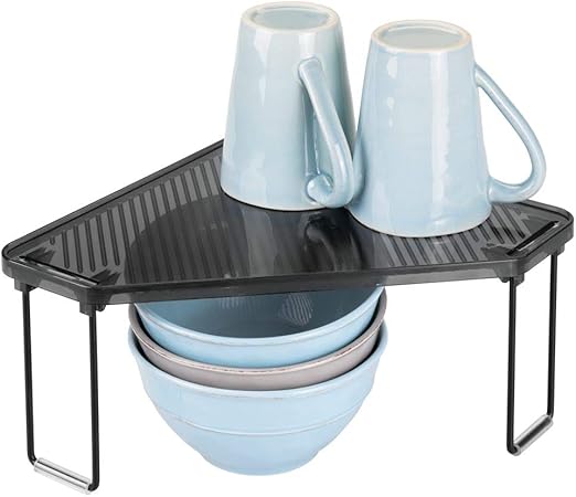Amazon Com Mdesign Corner Plastic Metal Freestanding Stackable