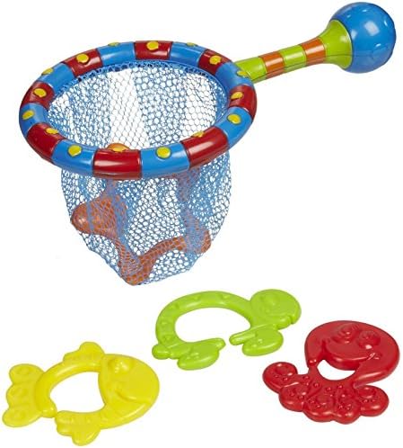 Nuby Splash N' Catch Baby Bath Time Fun Fishing Net Toy