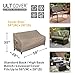 ULTCOVER Waterproof Outdoor Sofa Cover - Heavy Duty Patio Bench Covers 58W x 28D x 35H inch