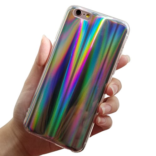 For Iphone 5s Se Cool Rainbow Holographic Iridescent Soft