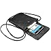 Universal Crossbody Bag Purse Cell Phone Pouch Multipurpose Soft PU Leather Wallet Moblie Phone Carrying Cases Shoulder Bag with Shoulder Strap for Smartphone Under 6.2' from WaitingU -Black