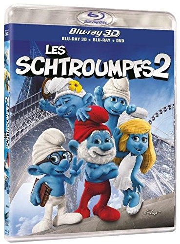 Les Schtroumpfs 2 - Combo Blu-Ray3d + Blu-Ray+ Dvd + Copie Digitale