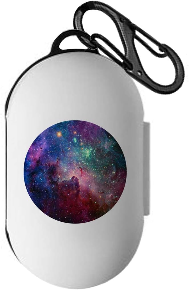 Topgraph Galaxy Buds Case Cute Anti-Scratch Full Protective Silicone Cover With Keychain Accessories Compatible with Samsung Galaxy Buds + Plus Starry Sky