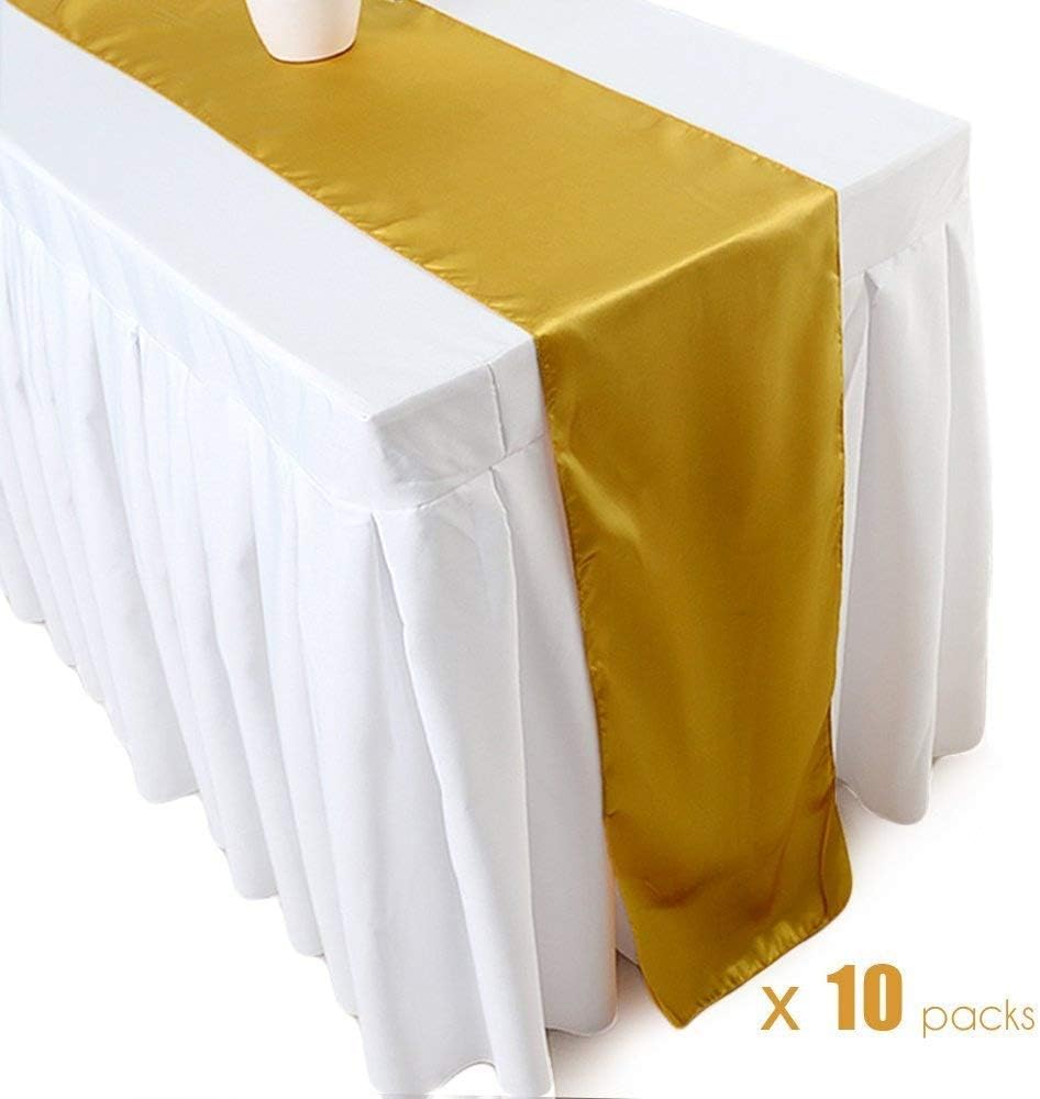 Best gold shimmer roll of table runner