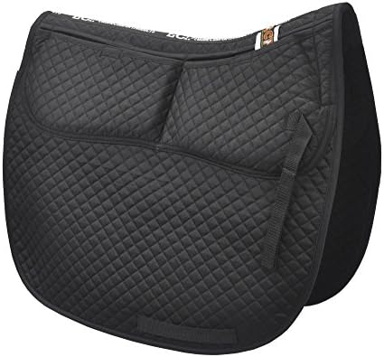 ECP Cotton Correction Dressage Saddle Pad - Memory Foam Pockets