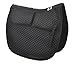 ECP Equine Comfort Products Contoured Correction Dressage Saddle Pad with Adjustable Memory Foam Shims, Quilted Poly-Cotton Design, Pressure Relief for Horses with Swayback or Muscle Loss