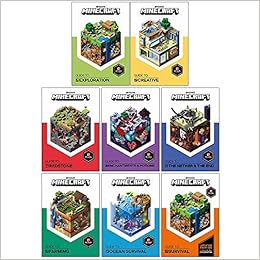 Minecraft Guide Collection 8 Books Collection Set Guide To Exploration Creative Redstone Enchantments And Potions Nether And The End Farming Ocean Survival Minecraft Guide To Survival Amazon Co Uk Mojang Ab Minecraft Guide To