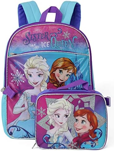 frozen backpack with lunchbox