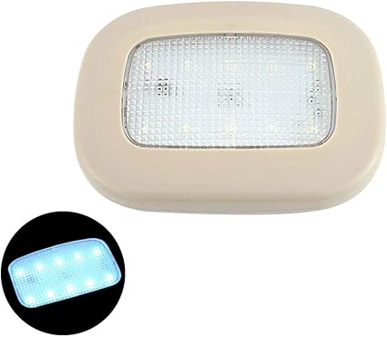 Amazon Passion マグネット吸着 Ledライト 磁力 車載 読書灯 ルームランプ 車内 照明 マグネット式 Usb充電式 天井 室内 クローゼット 押し入れ Y 975 ベージュ 青光 ホーム キッチン