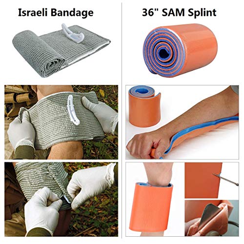 NOOLA Trauma Kit IFAK First Aid Kit Survival Military Tourniquet 36\