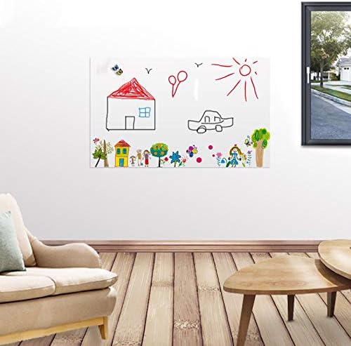 Whiteboard Paper Sticker Self Adhesive Large White Board Paper Wallpaper Paper Magic Sheet Sticky Roll Chalkboard - Image 3