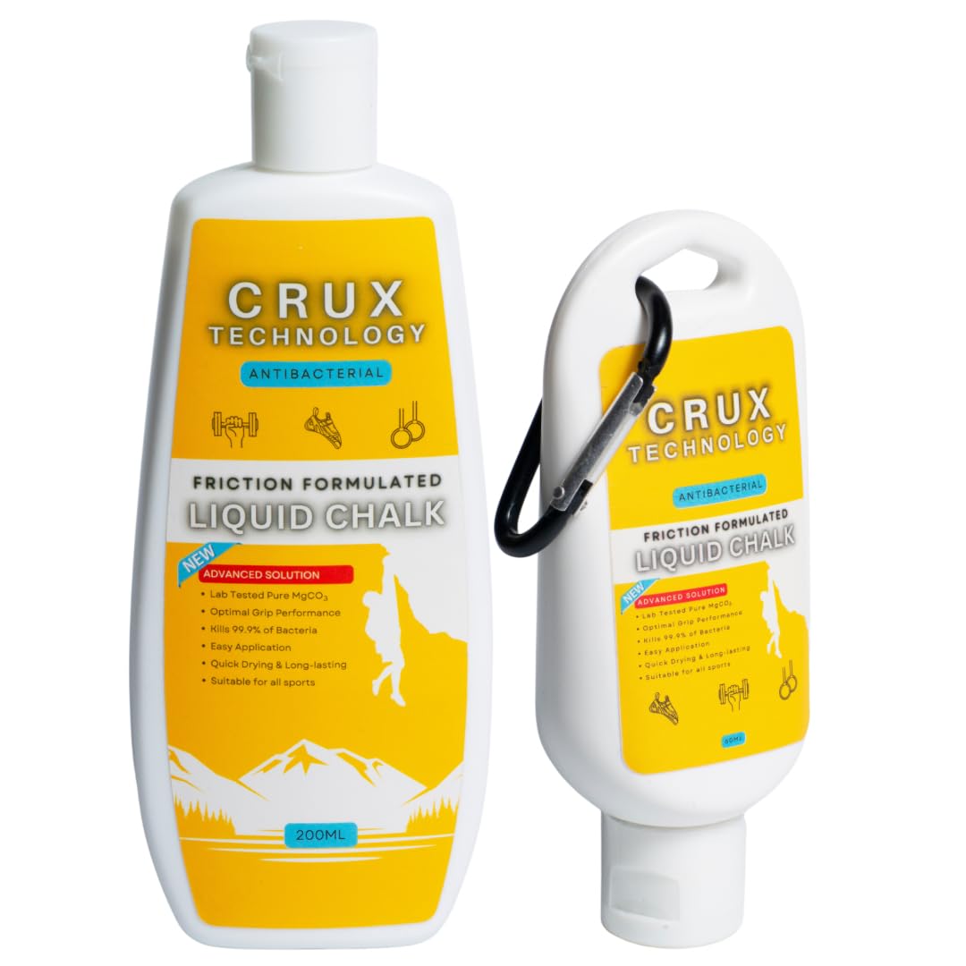 Madu Climb CRUX TECHNOLOGY LIQUID CHALK for Rock Climbing, Gymnastics, CrossFit, Weightlifters No Drying Agents
