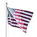 American Flag Kit – 2-Ply Polyester Duratex Flag 100% Made in the USA - 3' x 5' ft Flag with 20' ft Aluminum Pole - Sturdy, Durable and Patriotic - Great for Gardens and Homes – By Valley Forge Flag
